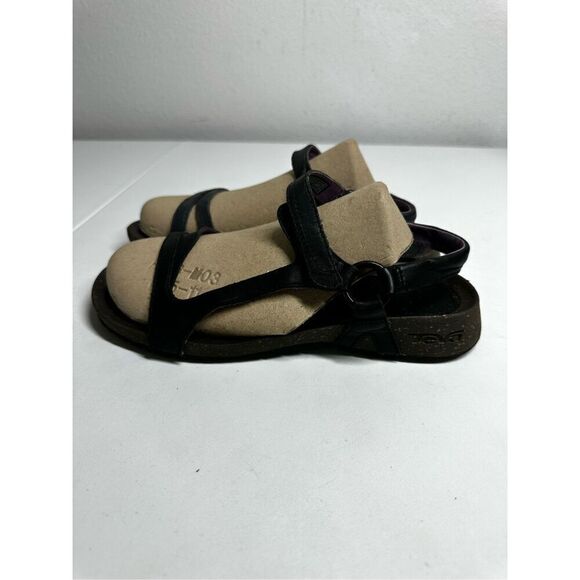 Teva Cabrillo Universal Women's Size 7 Leather Black Strappy Sandals 1002877 - Picture 1 of 13